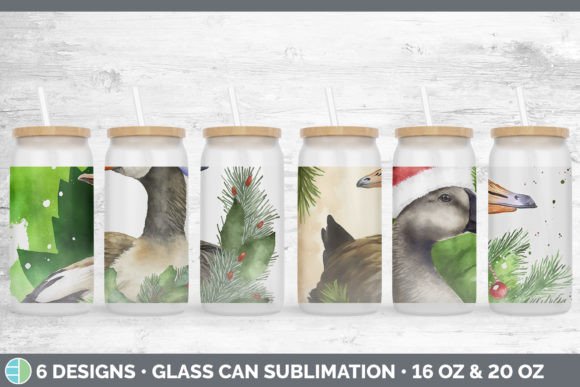 Christmas Barn Goose Glass Can Embroidery Design Review