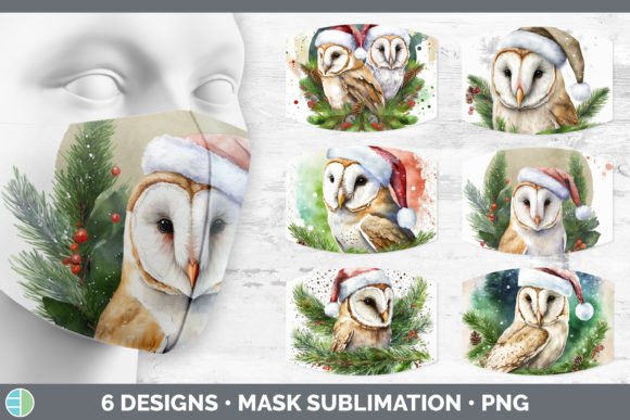 Christmas Barn Owl Mask Sublimation Bu Review