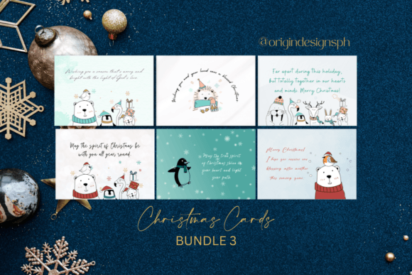 Christmas Cards-Printable 3 Illustrations Review