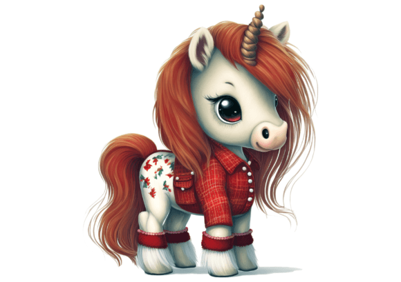 Christmas Pony, Christmas Unicorn Illustration Review