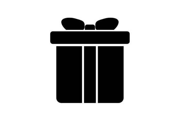 Christmas Present Box Artwork for Branding and Marketing