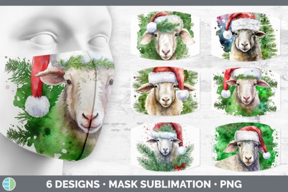 Christmas Sheep Mask Sublimation Bundl Review