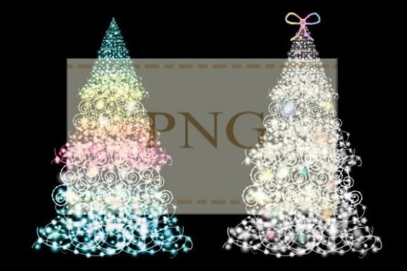 Christmas Tree Png Lighting Tree Rainbow Illustrations