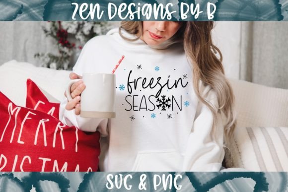 Freezin Season Christmas Graphic for Blog and Website Use