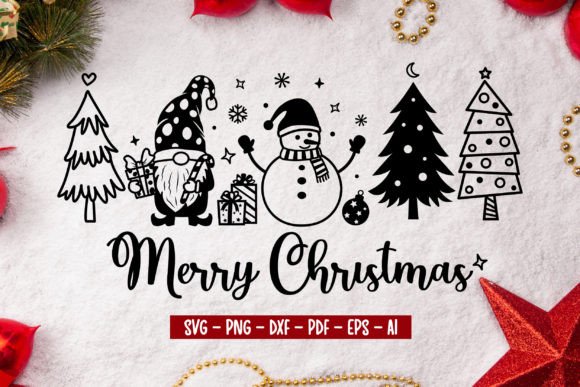 Merry Christmas Svg for Website and Editorial Use